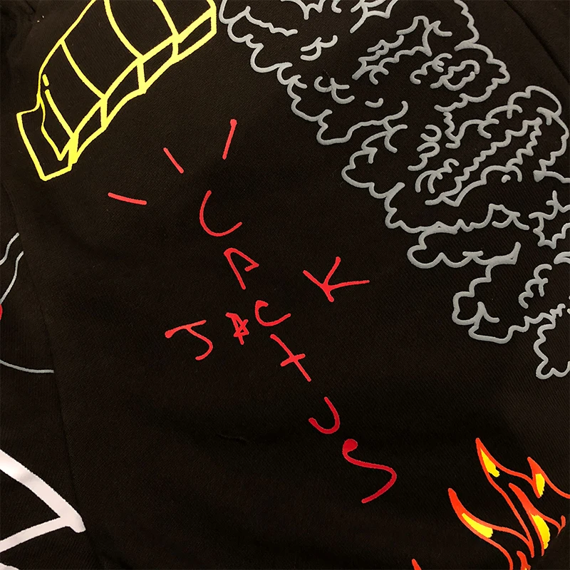Acquistare Pantaloncini e Shorts | Cactus Jack Travis Scott AstroWorld Tour  Graffiti Cactus Shorts Men Women Embroidery Cactus Shorts High Quality  Breechcloth
