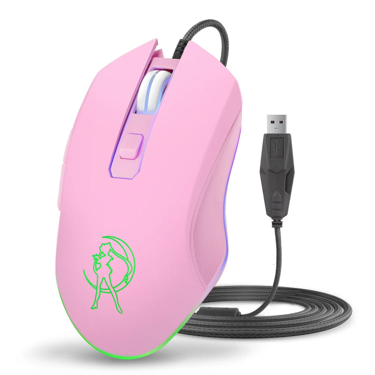 pink computer mouse