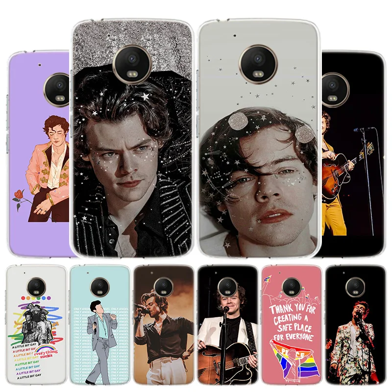 Agora A3esoyar Kinhtwn One Direction Tattoos Harry Styles Phone Case For Motorola Moto G8 G7 G6 G5s G5 G4 E6 E5 E4 Plus Play Power One Action X4 Cover