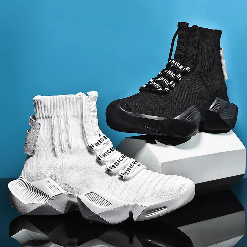 New High Top Flying Socks Shoes 