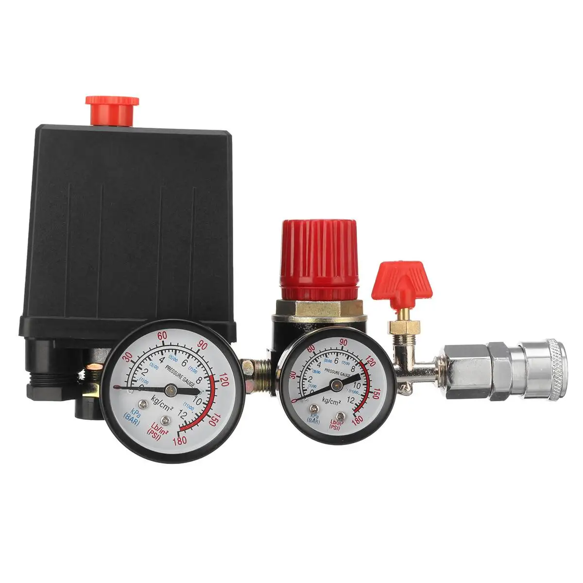 Купить Шланги и ремонт труб 240v Air Compressor Pressure Valve Switch Control Manifold Relief