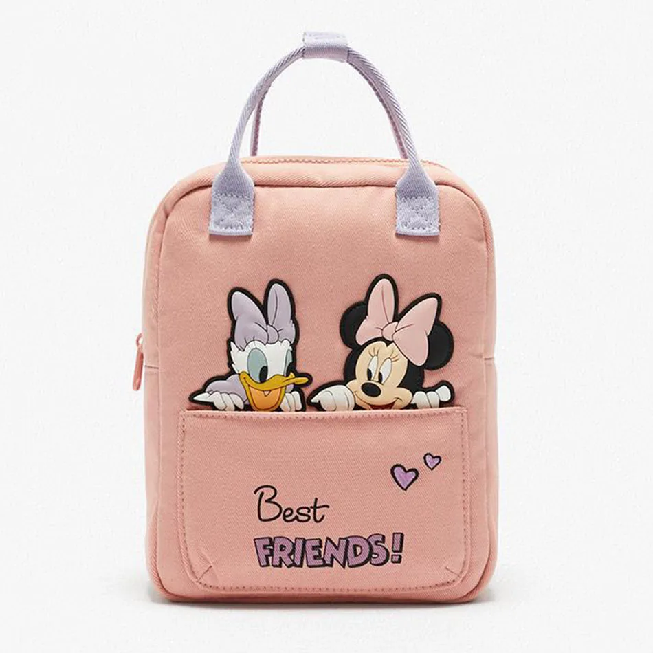 Acquistare Zaini da bambino e Zaini | Disney Mickey Mouse children's bag  kids Bacpack Cartoon Minnie Mouse pattern schoolbag Christmas Gifts