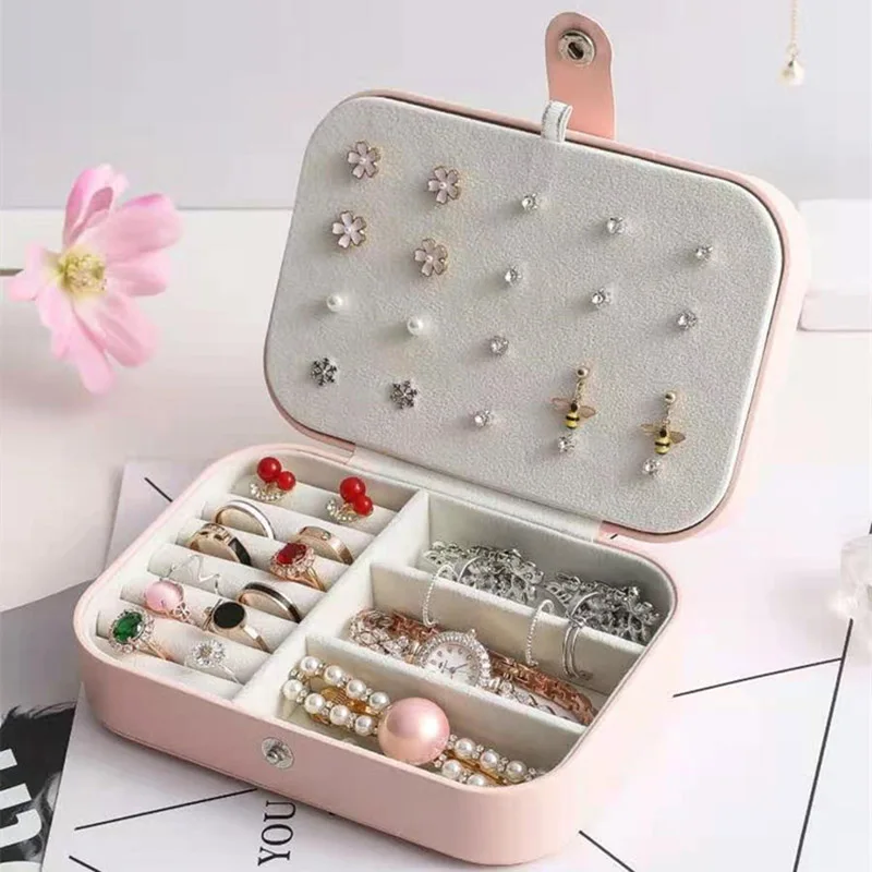 Jewelry Organizer Velvet Jewelry Storage Tray Display Ring Bracelet  Necklace Storage Box Showcase Drawer Organizer Trays