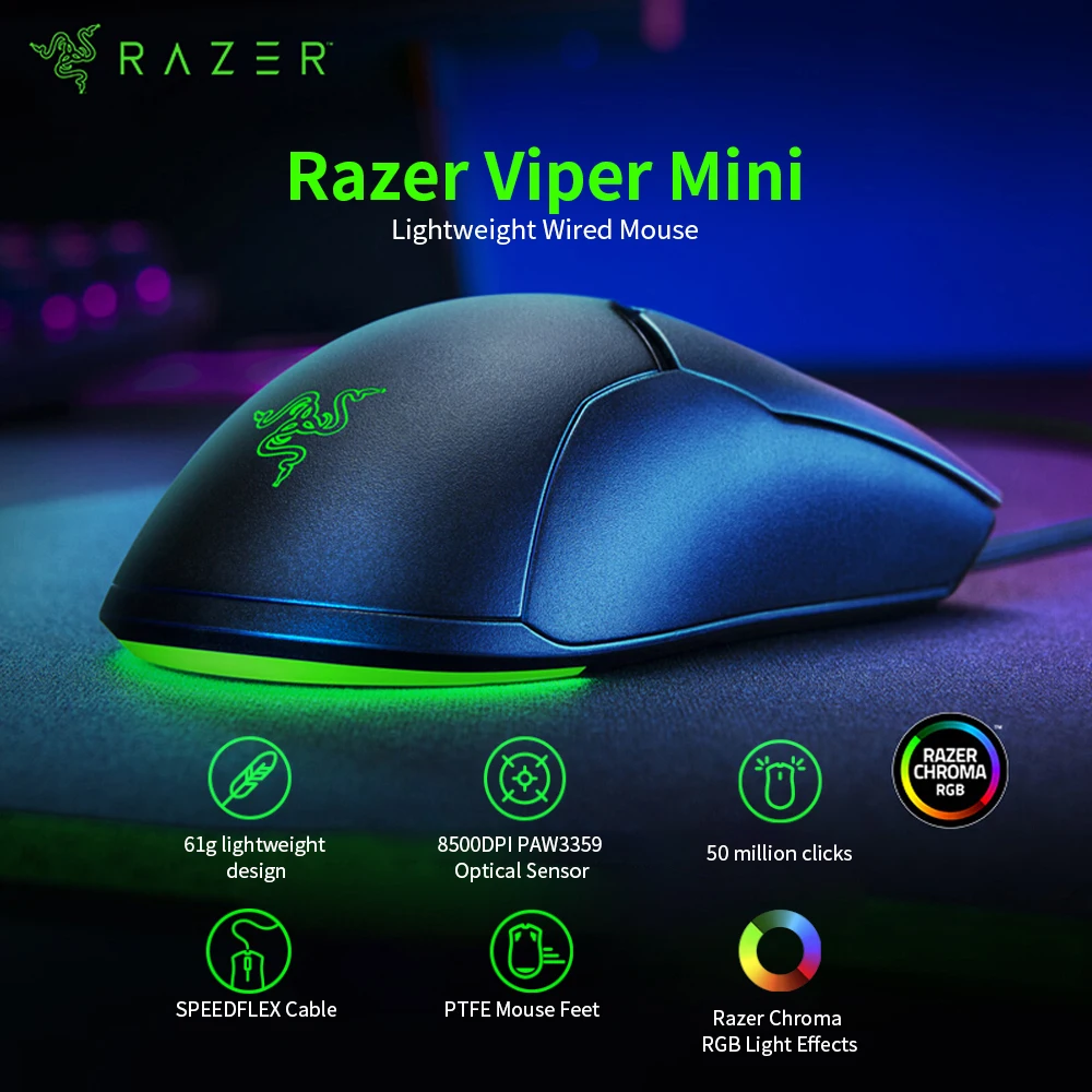 viper rgb optical mouse