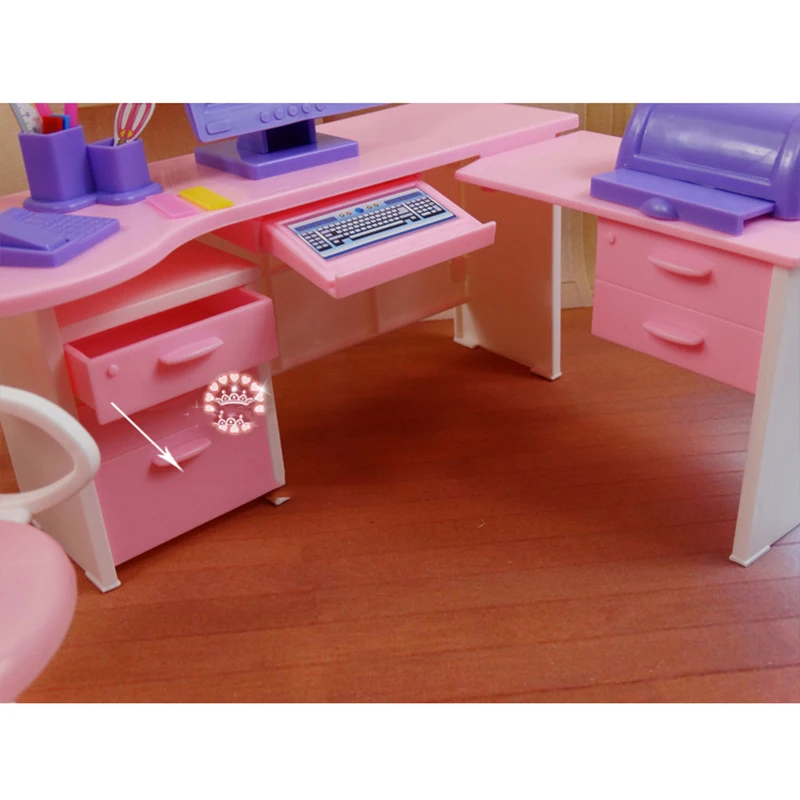 barbie office set