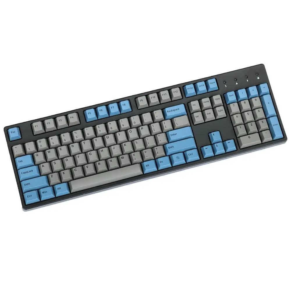 blue keyboard keycaps