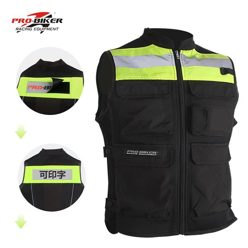 high visibility motorcycle jacket
