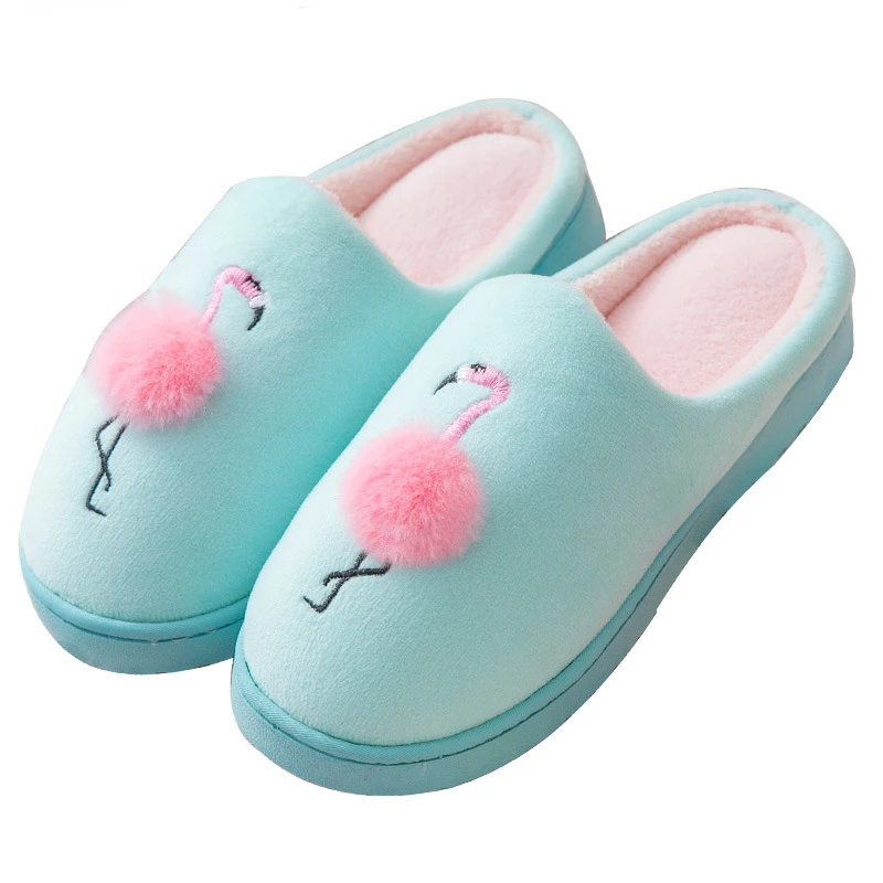 flamingo bedroom slippers