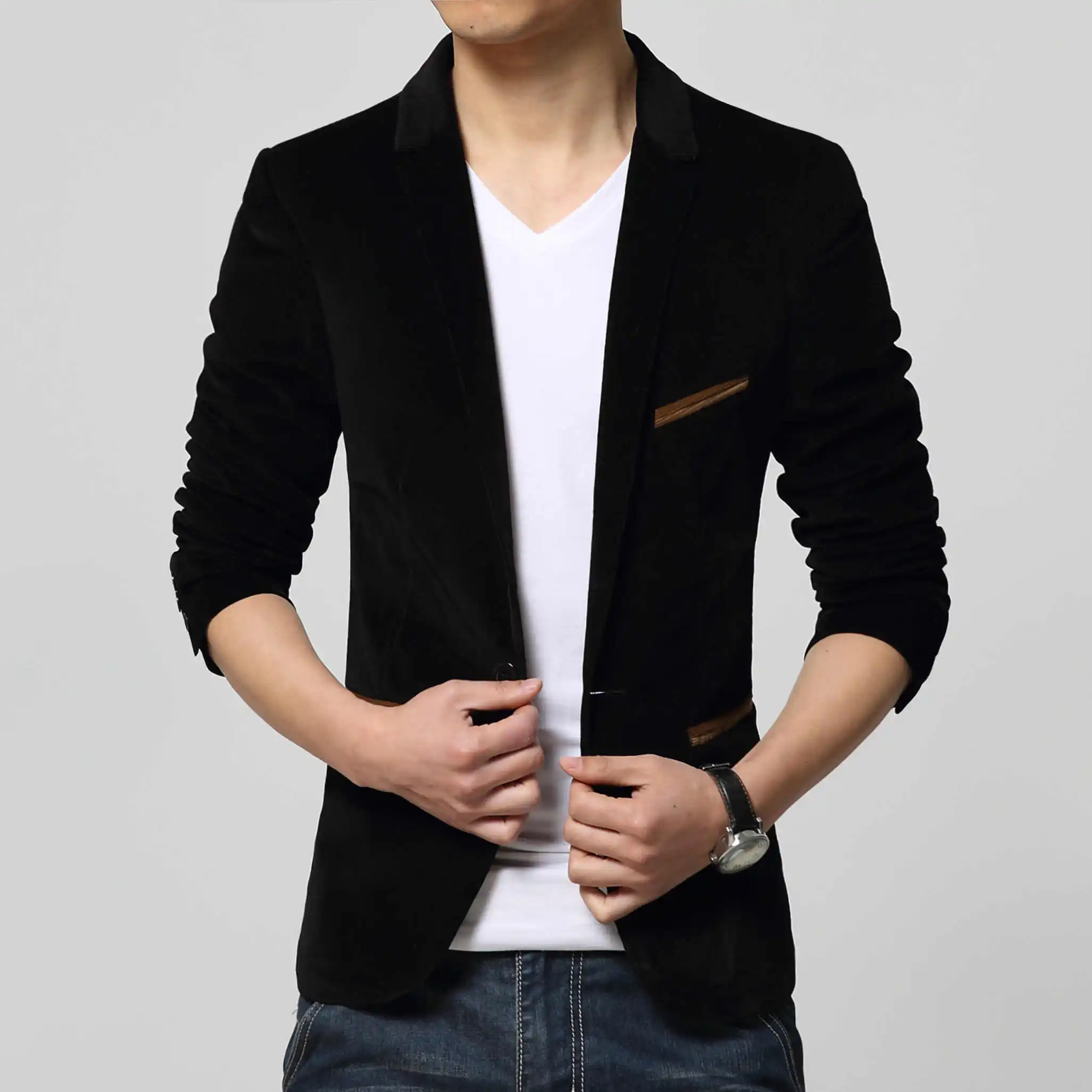 casual slim blazer