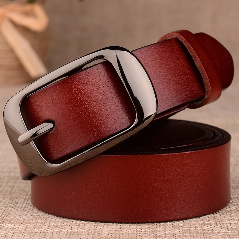 2022 High Quality Women's Belt Genuine Leather Fashion Pin Buckles Belt New Trend Belt Belts For Women Jean
