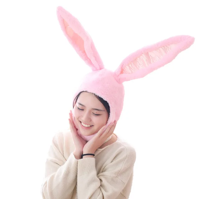 pink bunny cap