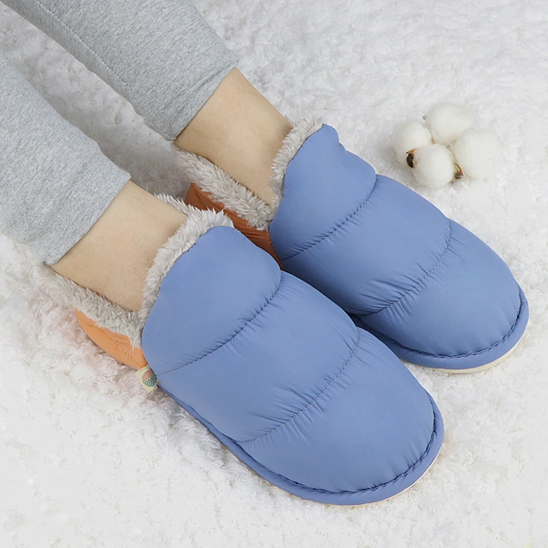 comfortable waterproof fluffy slippers