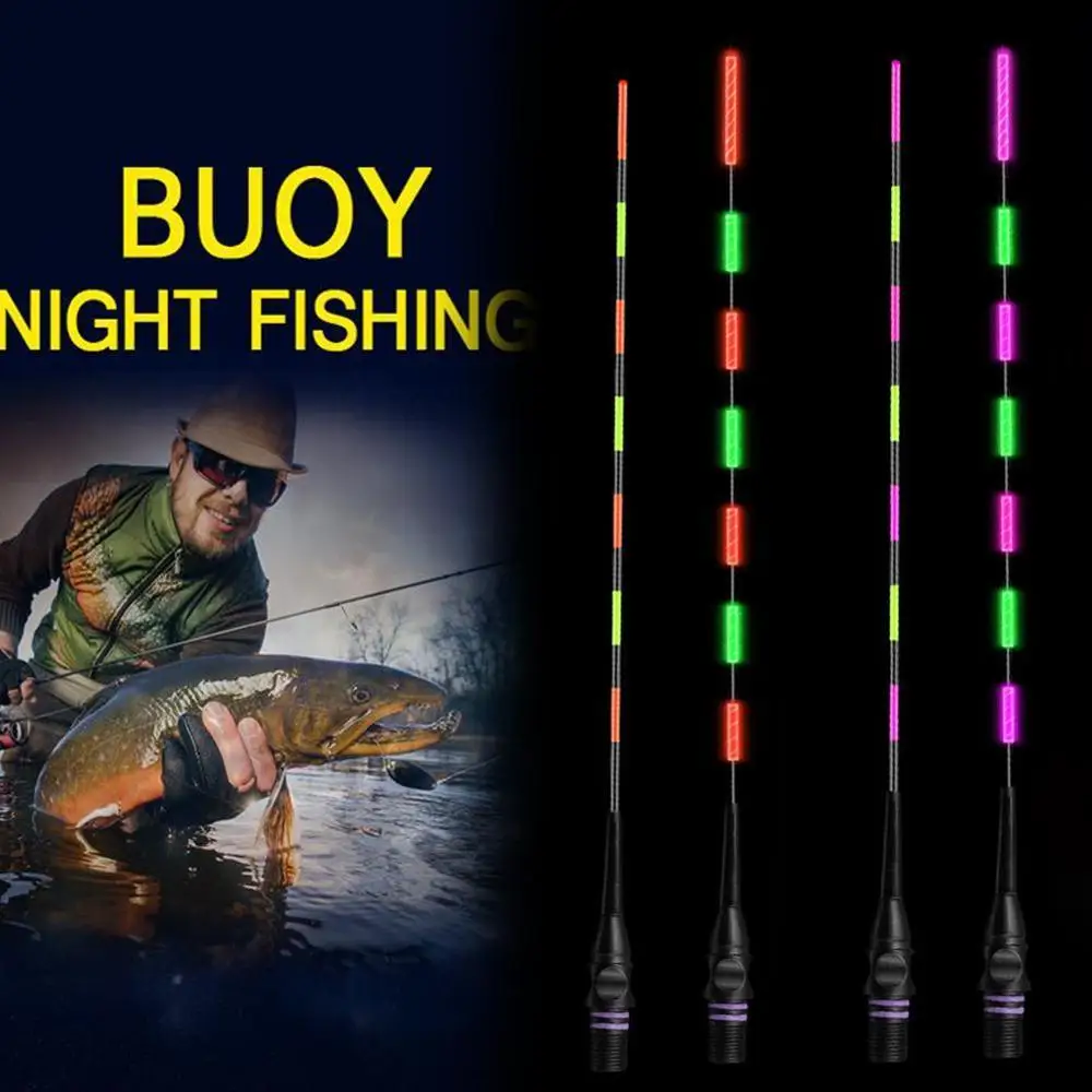 Super Bright Night Fishing LED Smart Float Top Luminous Ultra Sensitive  Electronic Floats Buoy Outdoor Fishing Accessories