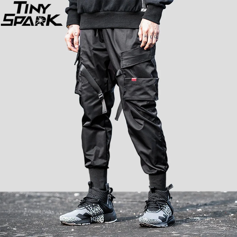 2019 Cargo Pants Pockets Hip Hop Men 