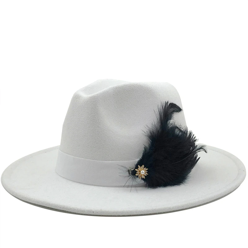 white wool hat