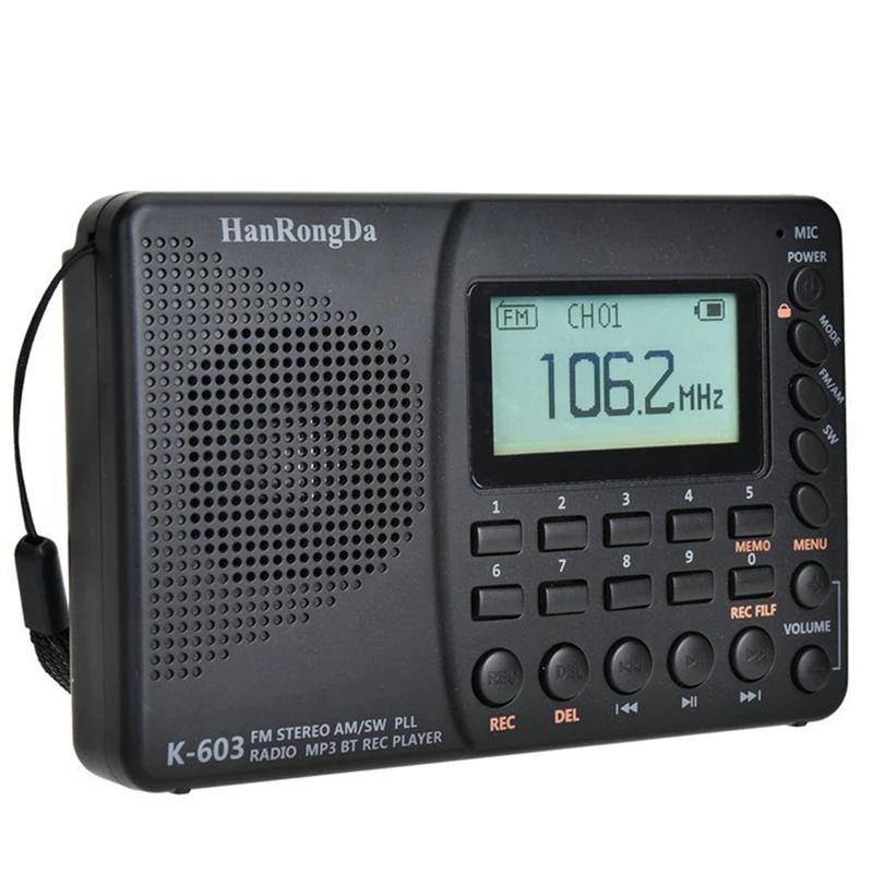 portable am radio with bluetooth