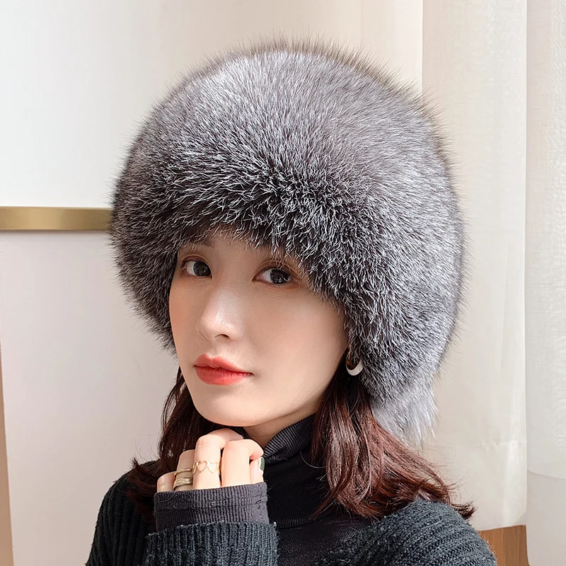 fluffy hat womens