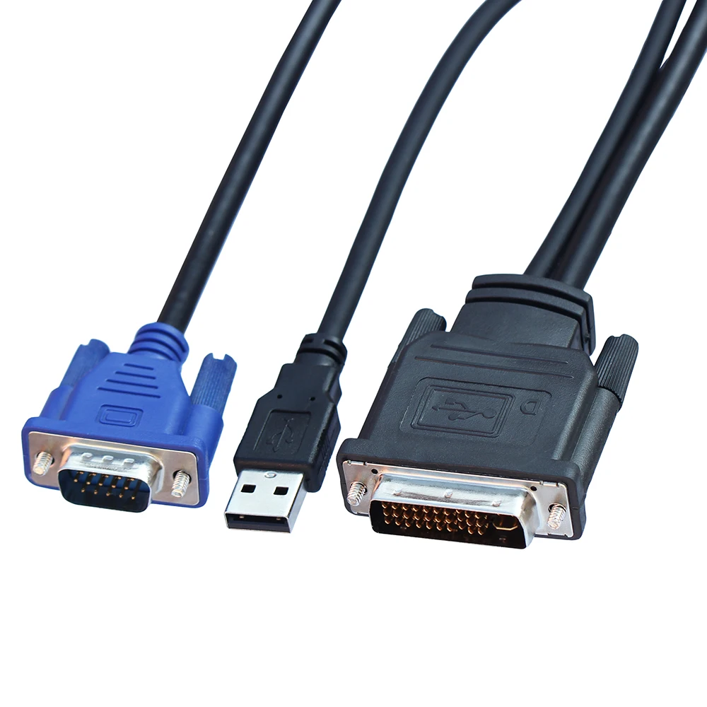 suffering Laptop important Cumpără Accesorii & piese | DVI M1-DA 30+5 pin to VGA Dual link+ USB  Projector cable 1.7m
