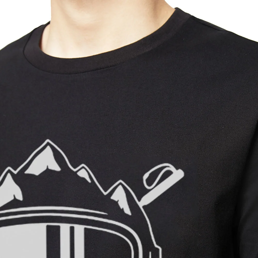 Skiing T Shirt Cool Design Cotton Tee 