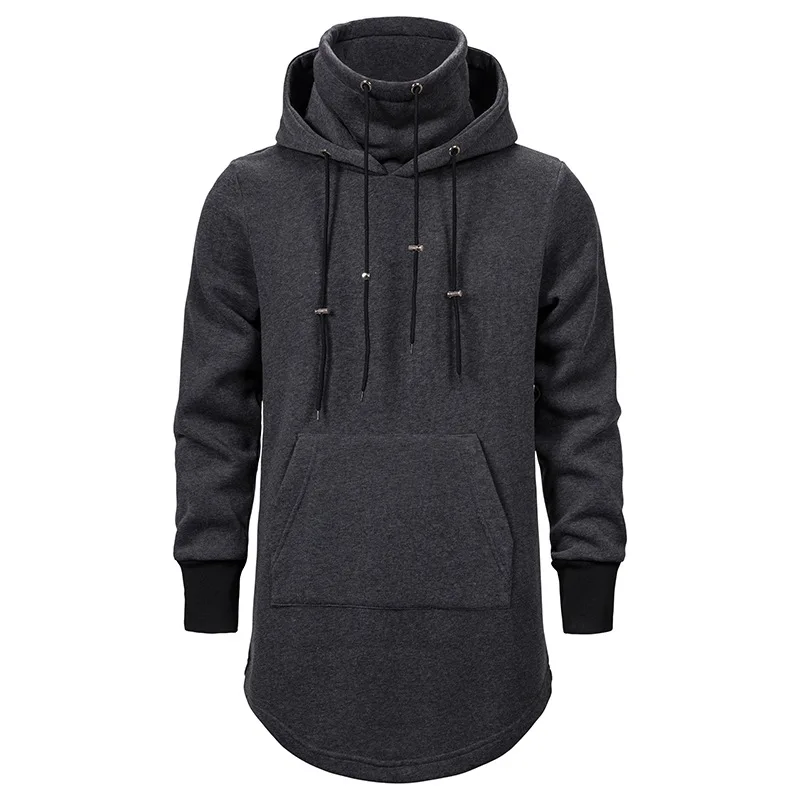 Mens Hipster Turtleneck Hoodies 