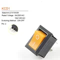 5/10Pcs 2Pin 21X15mm Rocker Switch 2 Position 6A/250VAC Power Switch ON-OFF Red Blue Green Yellow Black White preview-5
