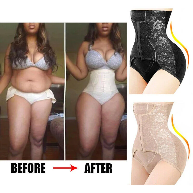 Αγορά Γυναικεία οικειότητα  Faja Women Waist Trainer Body Shaper Butt  Lifter High Waist Control Panties Shapewear Tummy Shaper Girdle Slimming  Belt