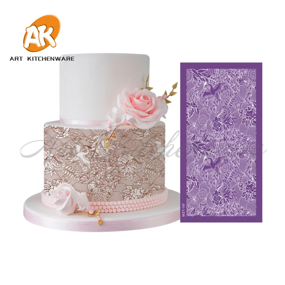 Pattern Cake Templates Baking Stencils  Lace Pastry Tools Bakeware -  8pcs/set Cake - Aliexpress