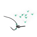 50pcs Hook Stops Beads Carp Fishing Accessories Stopper Green Black Carp Fishing Hair Chod Ronnie Rig Pop UP Boilie Stop preview-3