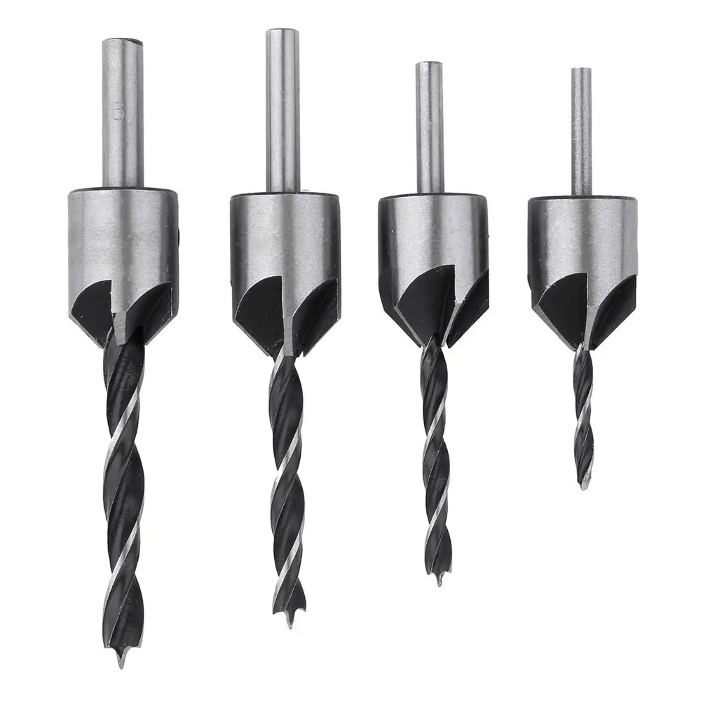 5pcs Flute Countersink Drill Bit Drill 