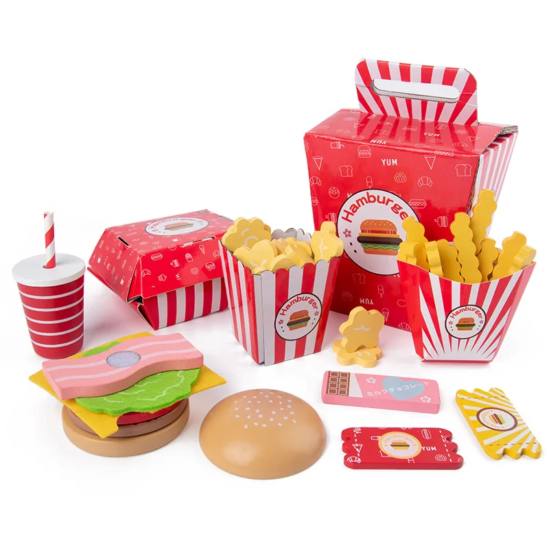 hamburger toy set