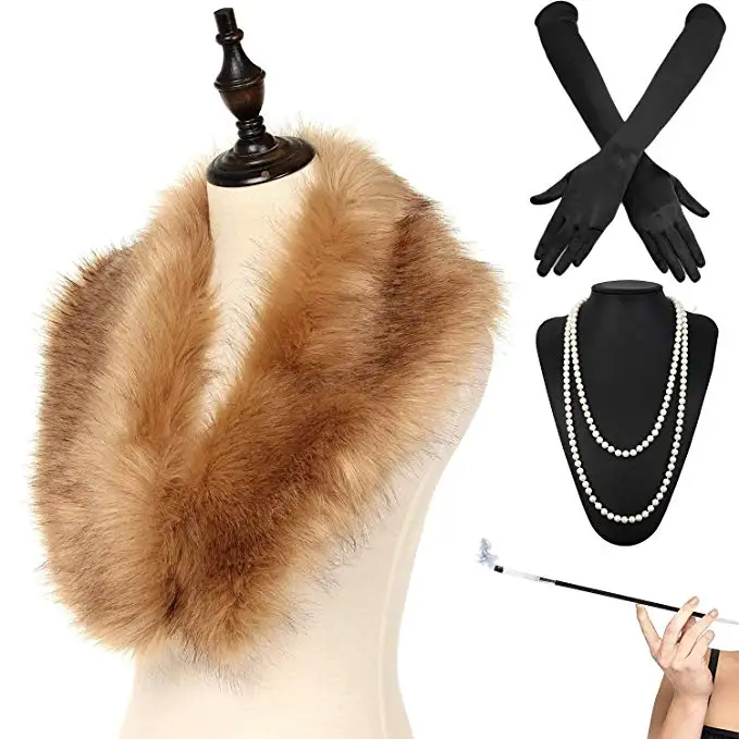 1920s faux fur coat