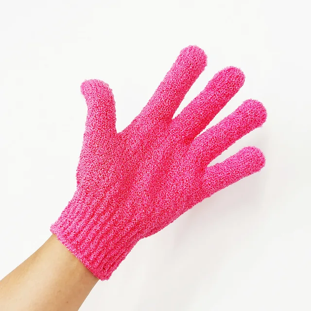 tan exfoliating glove