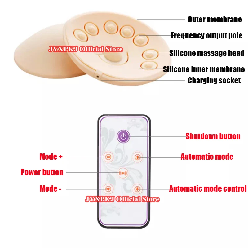 Electric Breast Massage Bra Infrared Heating Chest Enlargement