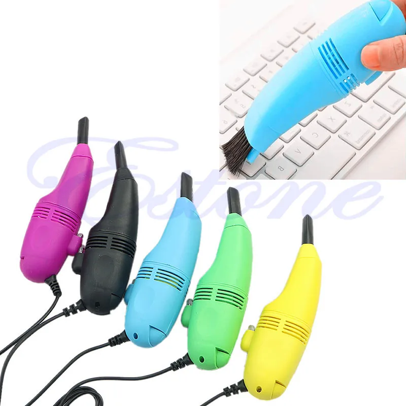 USB Gadgets Computer Vacuum Mini USB Keyboard Cleaner Laptop Brush Dust Cleaning Kit