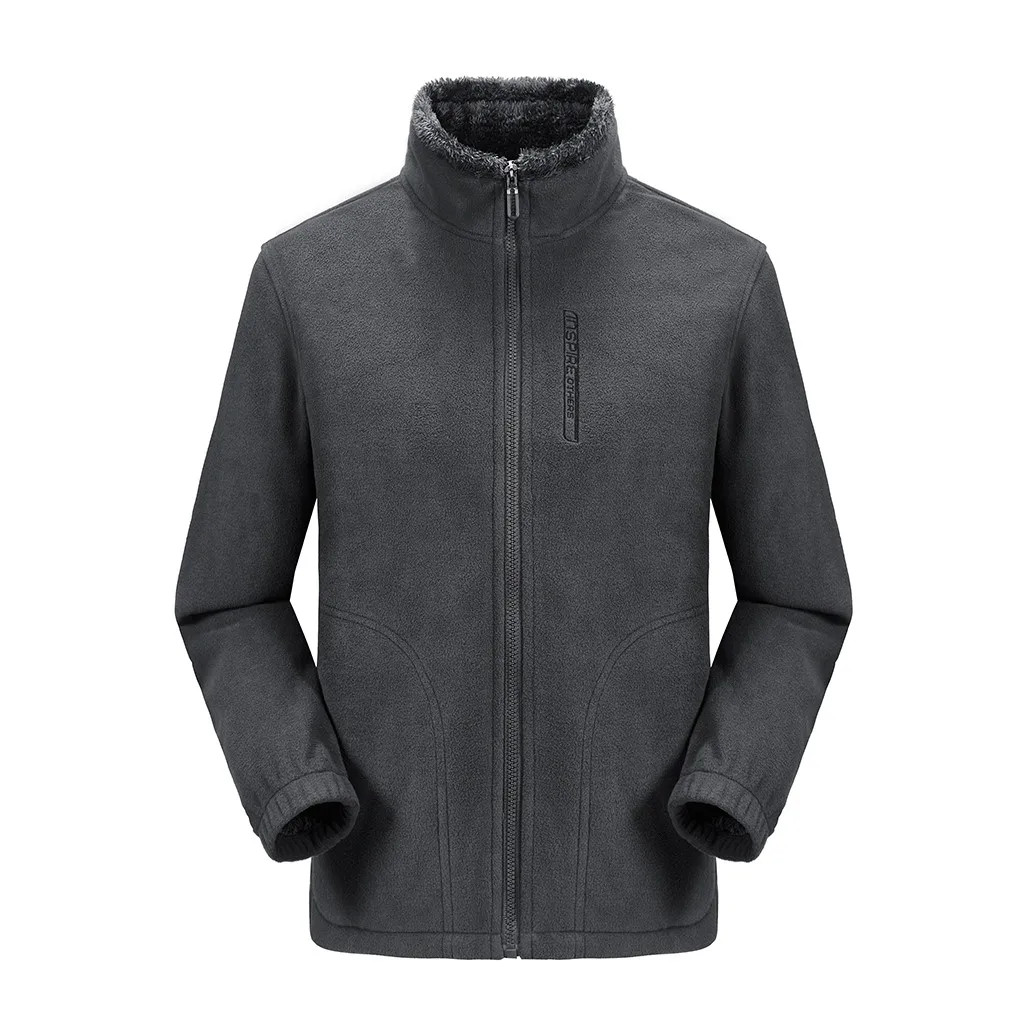Men's Winter Polar Fleece Jacket Men 