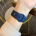 Silicone Strap For apple watch serie 7 41mm 45mm 44mm 40mm correa 38m/42mm belt smart wristband bracelet iwatch 6 5 4 3 Se band preview-6