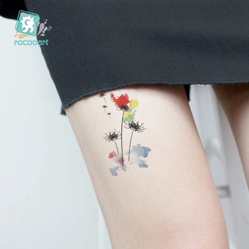 30sheets Waterproof Flower Pattern Temporary Tattoo Stickers | SHEIN