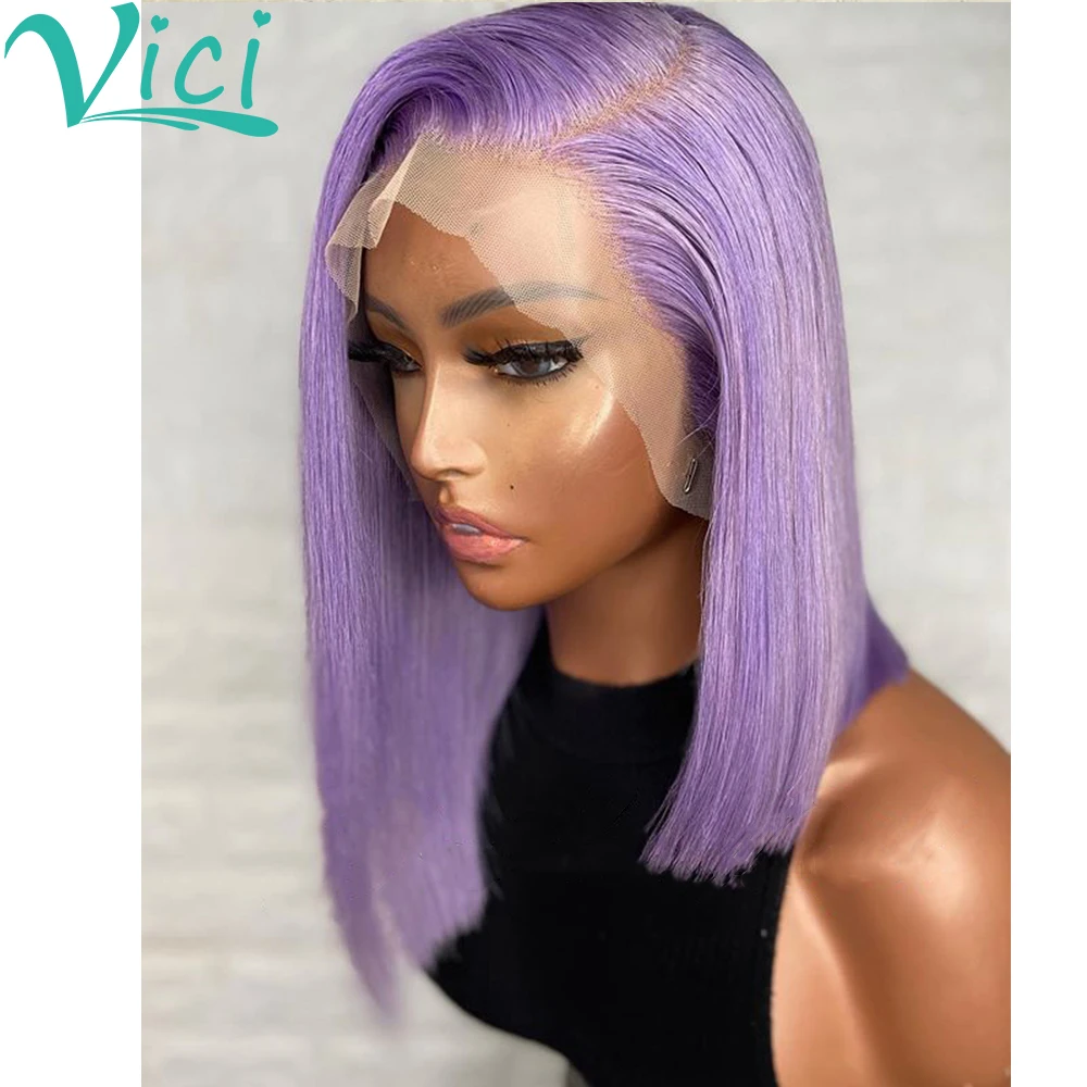 Image of Purple blunt cut bob