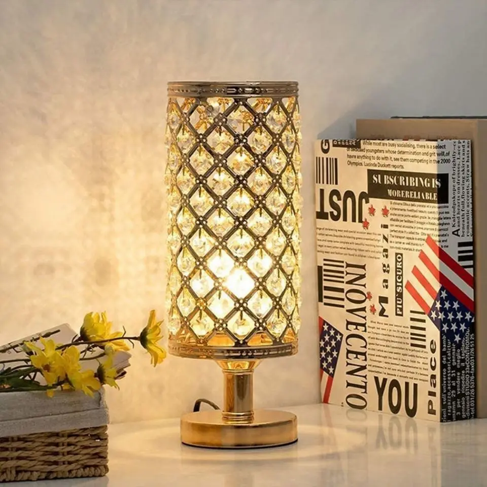 small crystal accent lamps