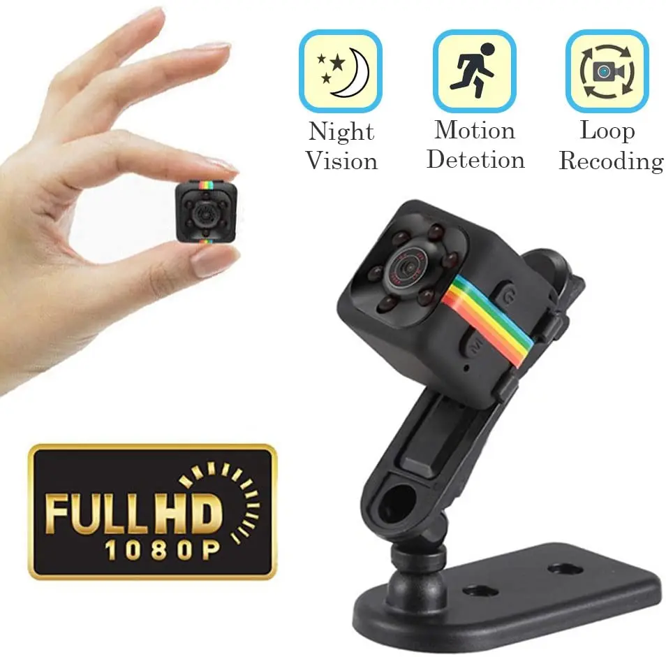 Купить Фотоаппарат и фото | Mini Camera Sq11 HD 1080P Sensor Night Vision  Camcorder Motion DVR Micro Camera Sport DV Video Small Camera Cam SQ 11  Spycam