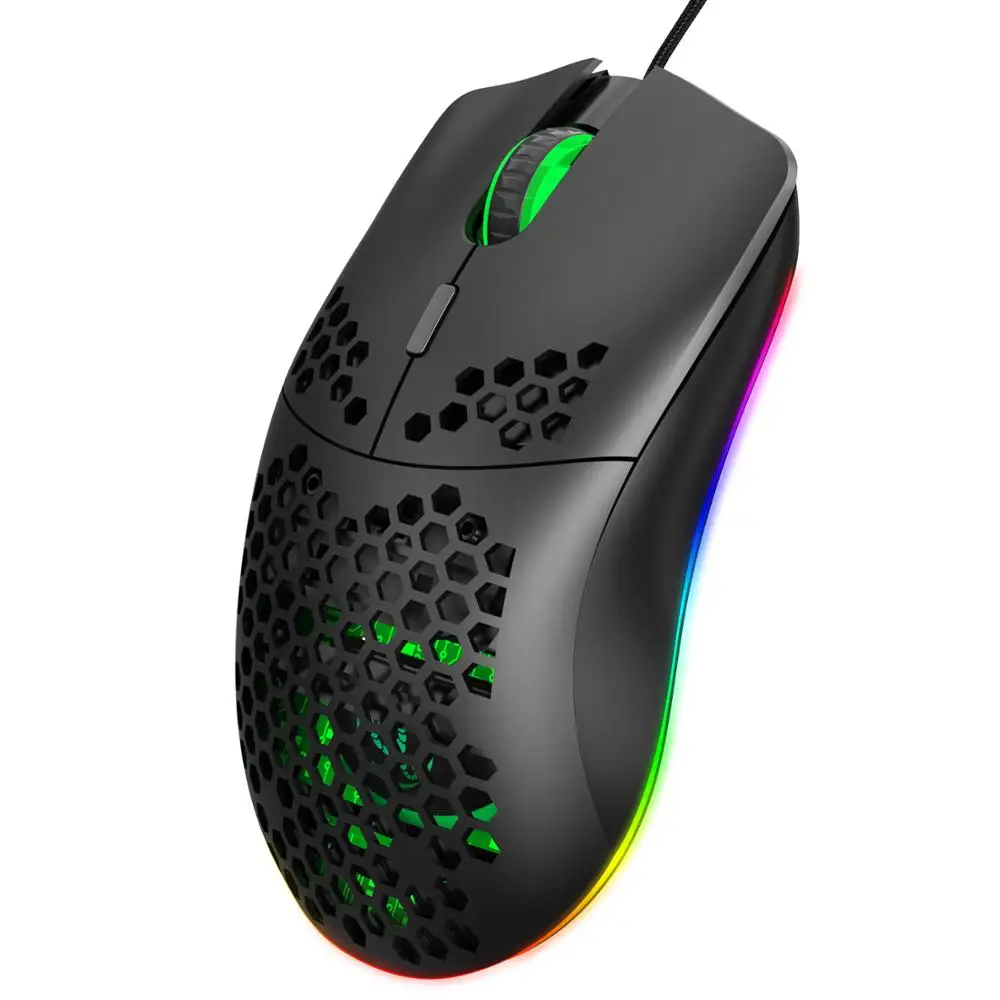 glowing computer mouse