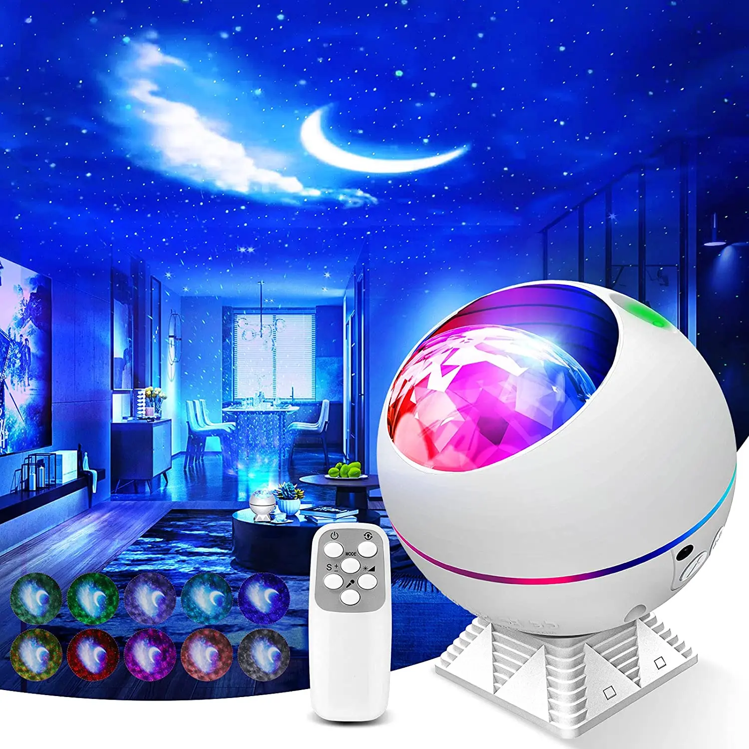 led lights star sky projector