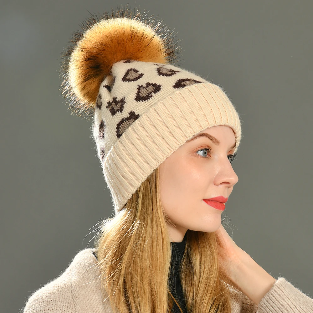 Winter Hat Soft Wool Cashmere Knitted 
