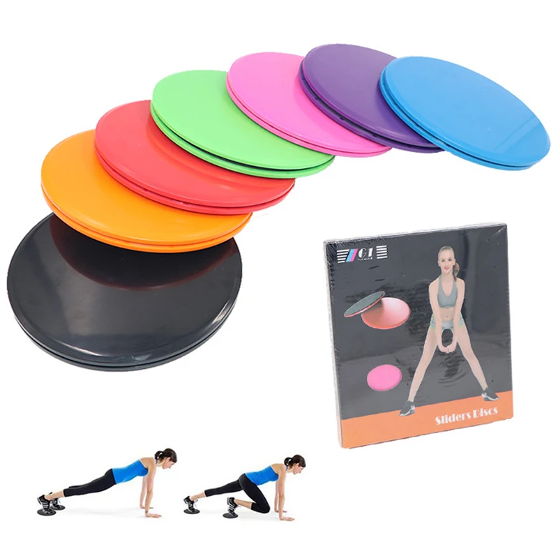 2pcs Gliding Discs Slider Fitness Disc Exercise Sliding Plate For Yoga Gym  Abdominal Core Training