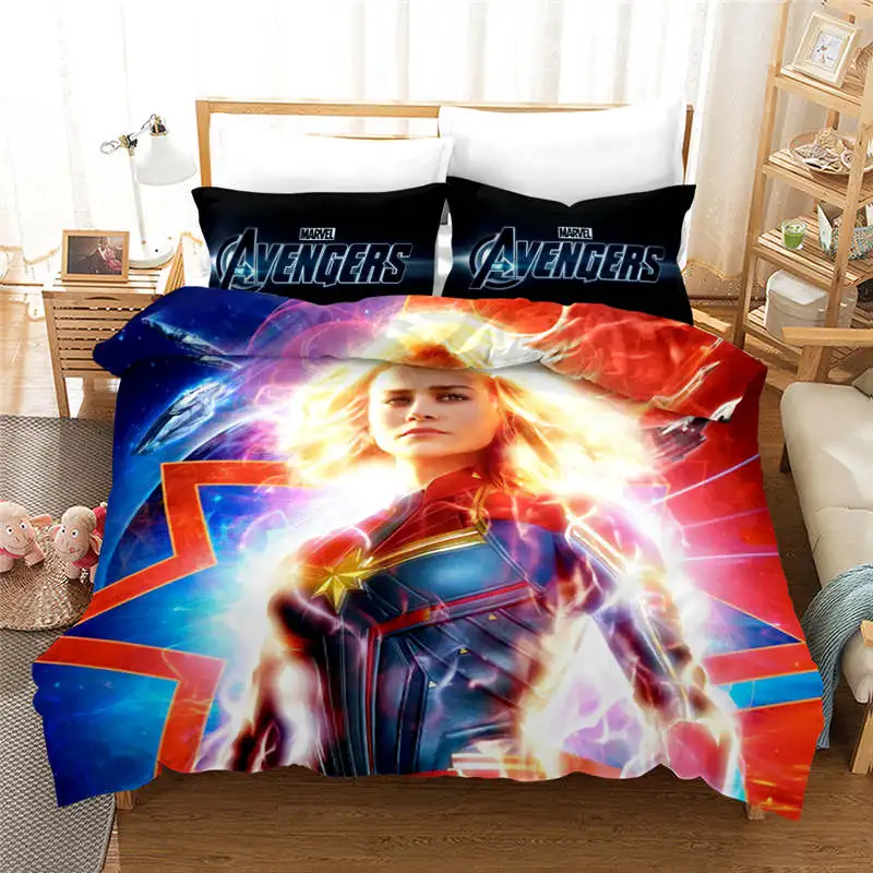 captain marvel duvet cover