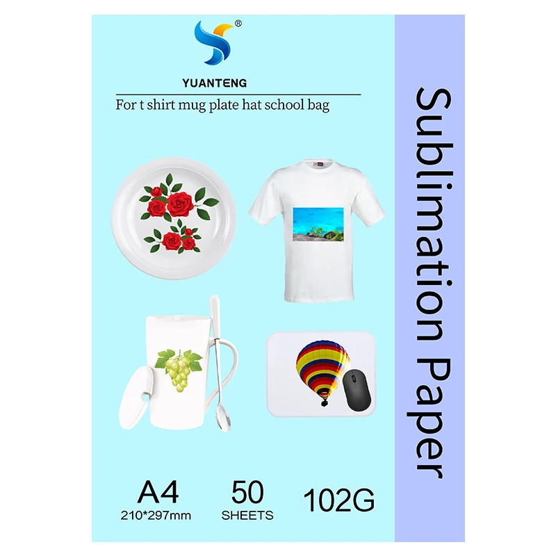 10-50 Sheets A4 Paper Sublimation Heat Transfer Paper Print Ion on Fabric  Clothes T-shirt for Inkjet Printer DIY Craft Supplies