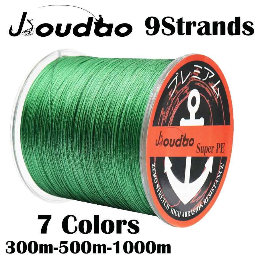 JIOUDAO Braided Fishing Line 500m 1000m 1500m 300m Multi Color