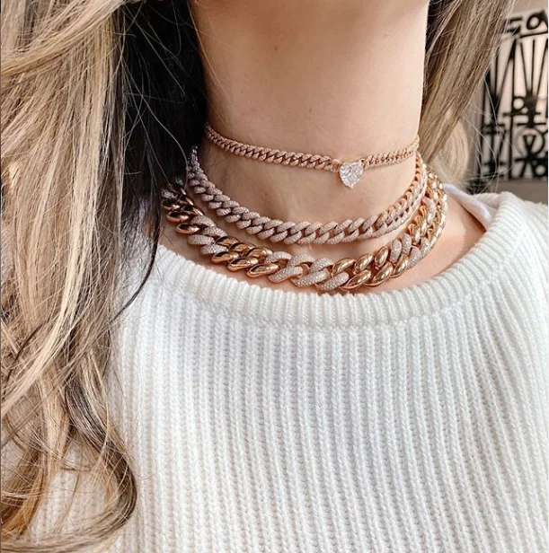 women choker multi layer 