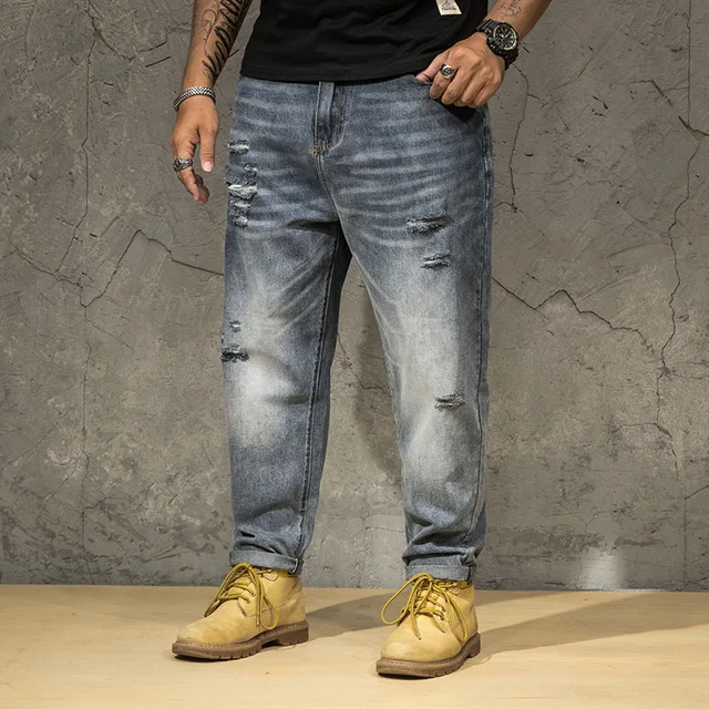 mens jeans with big holes