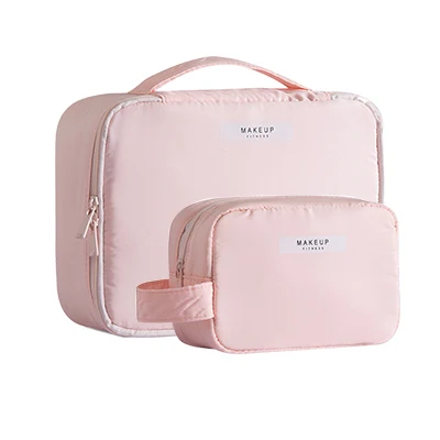 pink makeup travel bag